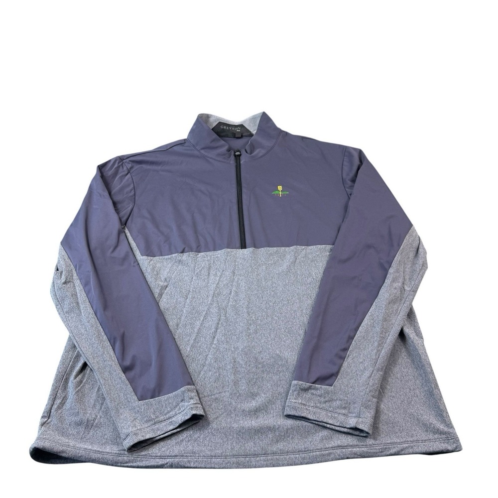 Greyson Gray Colorblock Mountain Ridge Half Zip Golf Pullover Size 2XL XXL